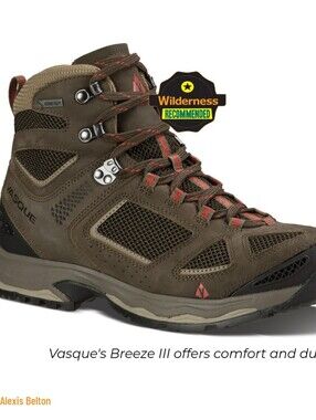 NEW Vasque Gore-Tex Breeze III GTX Hiking Boot, Men's Size 9M, Brown, Outdoors